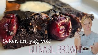 Şeker Un Yağ Yok Sadece 4 Malzeme 3 Dakikada Browni [upl. by Parthenia]