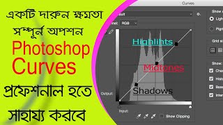 Adjustments Curves in Photoshop  How to Use Curves in Photoshop [upl. by Tonya]