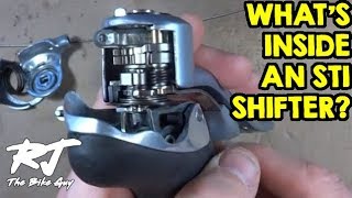 Whats Inside A Shimano STI Shifter How Do STI Shifters Work [upl. by Ball59]