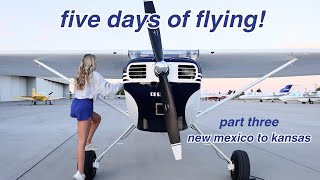 fly with me from New Mexico to Kansas  tiny airplane big adventure day 3 [upl. by Donaugh]