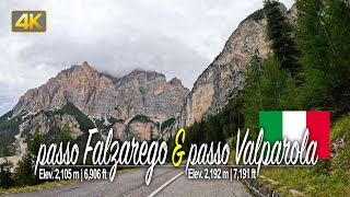 Scenic drive across Passo Falzarego amp Passo Valparola in the Dolomites Mountains Italy 🇮🇹 [upl. by Joannes]