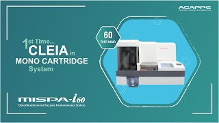 Mispa i60  Fully Automated Chemiluminescence Enzyme Immunoassay Analyzer with 60 Tests Hr [upl. by Arrej962]