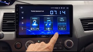 Honda Civic Stereo Upgrade Nav Backup Cam amp Review DIY Install 2006  2011by Dasaita [upl. by Lynnette333]