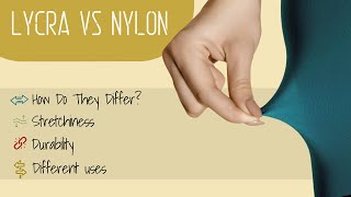 Lycra vs Nylon Whats The Difference [upl. by Yaniv376]