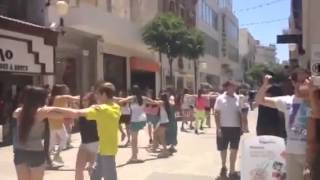 Zorba FlashMob  Nicosia Cyprus [upl. by Nesnaj]