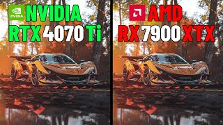 RX 7900 XTX VS RTX 4070 Ti 20 Game Benchmark Showdown in 1080P 2K 4K [upl. by Shaffert]