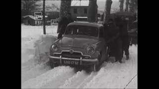 Février 1956  la vague de froid glacial à SaintRaphaël SainteMaxime et SaintTropez [upl. by Doomham]