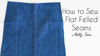 How to Sew Flat Felled Seams [upl. by Donica]