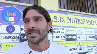 Calcio PromozioneMutignano  Mosciano 12 intervista Walter Piccioni [upl. by Colver238]