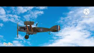 Pfalz DIII VS Bristol F2B Test animation [upl. by Sheaff]