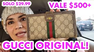 Cartera GUCCI Vale Más de 500 usado Pagué Solo 30 [upl. by Bernette16]