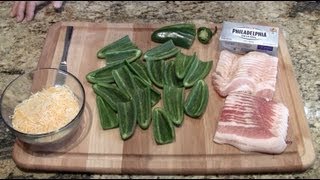 Jalapeño Poppers bacon wrapped cream cheese filled and easy [upl. by Anjali191]