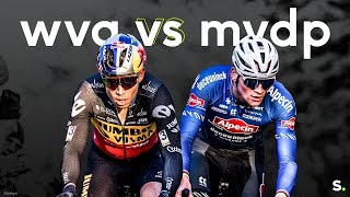 11 om van te snoepen de duels tussen Wout van Aert en Mathieu van der Poel in het veld 20222023 [upl. by Menon172]