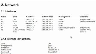 AutoDoc  SonicWALL Configuration Documentation [upl. by Ellenar]