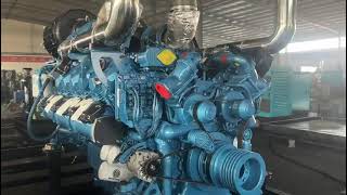 1500KW Weichai Baudouin engine starts assembling generator and looking forward to your inquiry [upl. by Tnomel]