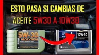 🤔Se Puede Cambiar De ACEITE De MOTOR 5w30 a 10w30  Te Respondo AQUI😳 [upl. by Dougald]