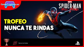 Marvels SpiderMan Miles Morales  Trofeo Nunca te rindas [upl. by Sommers977]