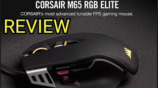 Mouse Gamer Corsair M65 Elite RGB 8 Botões 18000DPI Preto Review [upl. by Tumer]