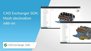CAD Exchanger mesh decimation addon [upl. by Harrat133]