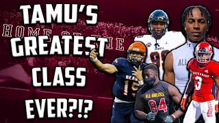 HISTORIC RECRUITING CLASS Texas AampM Top 5 Recruits 2022 l Sharpe Sports [upl. by Lu]