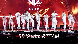 AAA2023 SB19 with ampTEAM INTROGENTOPart1ManaBazingaCRIMZONEGENTOPart2withampTEAM STAGE [upl. by Crystal]