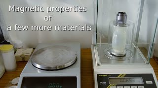 Magnetic properties of more materials on the neodymium magnetic scale [upl. by Garate458]