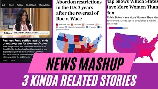 News Mashup Fearless Fund Tubal Ligations and Vasectomies Gender Imbalances of the States [upl. by Zednanreh873]