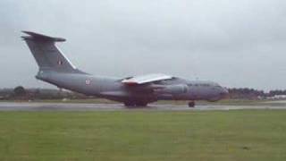 Indian Air Force IL78 At Waddington [upl. by Ahseim438]