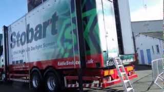 Stobart Fest 2013 Teletubby F1583 TV Scania [upl. by Burra309]