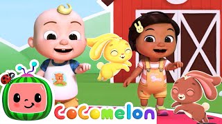 Hop Little Bunnies Dance  CoComelon Animal Time  Animal Nursery Rhymes [upl. by Farver]