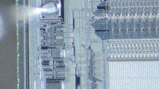 Zoom Into a Microchip  EPROMs Under Microscope [upl. by Fogel]