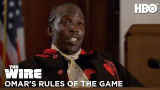 The Wire Omars Rules of the Game  HBO [upl. by Evelyn]