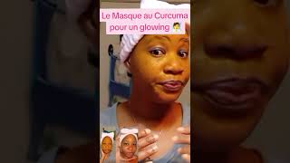 Le Masque au Curcuma Effet Éclaircissant 🧖 antiacne antitaches hyperpigmentation skincare tips [upl. by Ytisahc]