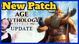 Age of Mythology Retold Patch Update  Greek Isis and Atty NERFED [upl. by Onaicram]