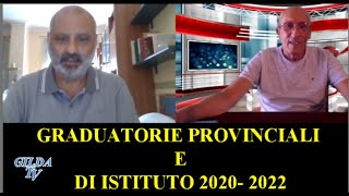 GRADUATORIE PROVINCIALI E DI ISTITUTO 2020 2022 GUIDA ALLA COMPILAZIONE ON LINE [upl. by Gunar]