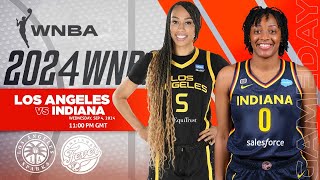 Los Angeles Sparks vs Indiana Fever  WNBA 2024 Live Score Update [upl. by Oilegor]