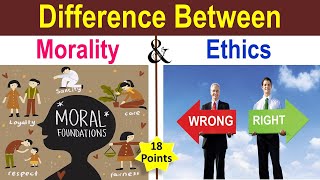 Difference between Ethics and Morality  💯 [upl. by Ignatz779]