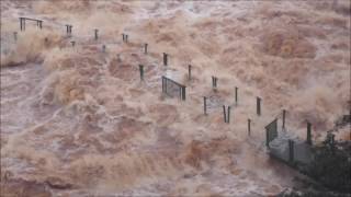 Flood in Iguazu Falls 2014 [upl. by Elakram]