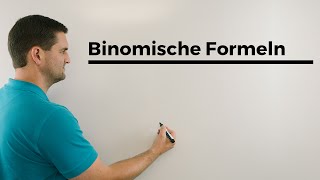 Binomische Formeln Beispiel  Mathe by Daniel Jung [upl. by Adniled]