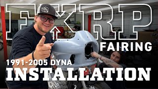 19912005 Dyna FXRP Fairing Install [upl. by Rind99]