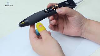 Tutorial how to use Geeetech TG21 3D printing pen [upl. by Naimad]