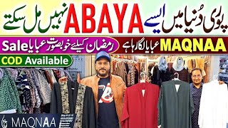 Karachi Wholesale Market  Dubai Style Abaya  Kaftan  Turkish Abaya  Designer Abaya  Maqna Abaya [upl. by Colet523]