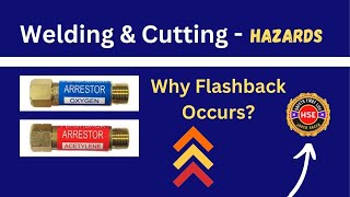 Welding amp Cutting Hazards  Flashback Arrestors  How to prevent flashback safetyfirstlife safety [upl. by Tikna519]