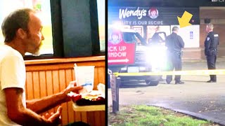 Police Call For Backup On Stranded Beggar At Wendys Then Make Him An Unexpected Offer [upl. by Stander]