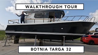 Walkthrough Tour  2023 Botnia Targa 32  A fantastic 4×4 of the sea in a nearly new condition [upl. by Lachance]