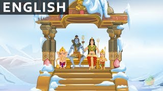 Kuberas Feast  Ganesha In English  Watch this most popular Animated  Cartoon Stories [upl. by Nodarse]