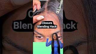 Blend Your Widows Peak Like a Pro with Glueless Closure ❤️ [upl. by Dranoc732]