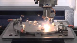 TRUMPF laser systems TruLaser Cell 3000  Laser welding of a fan wheel [upl. by Ayit]