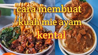 resep asli kuah mie ayam kental [upl. by Akemaj]