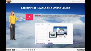 CaptainPilot ICAO English Online Course  Vocabulary [upl. by Bowlds]